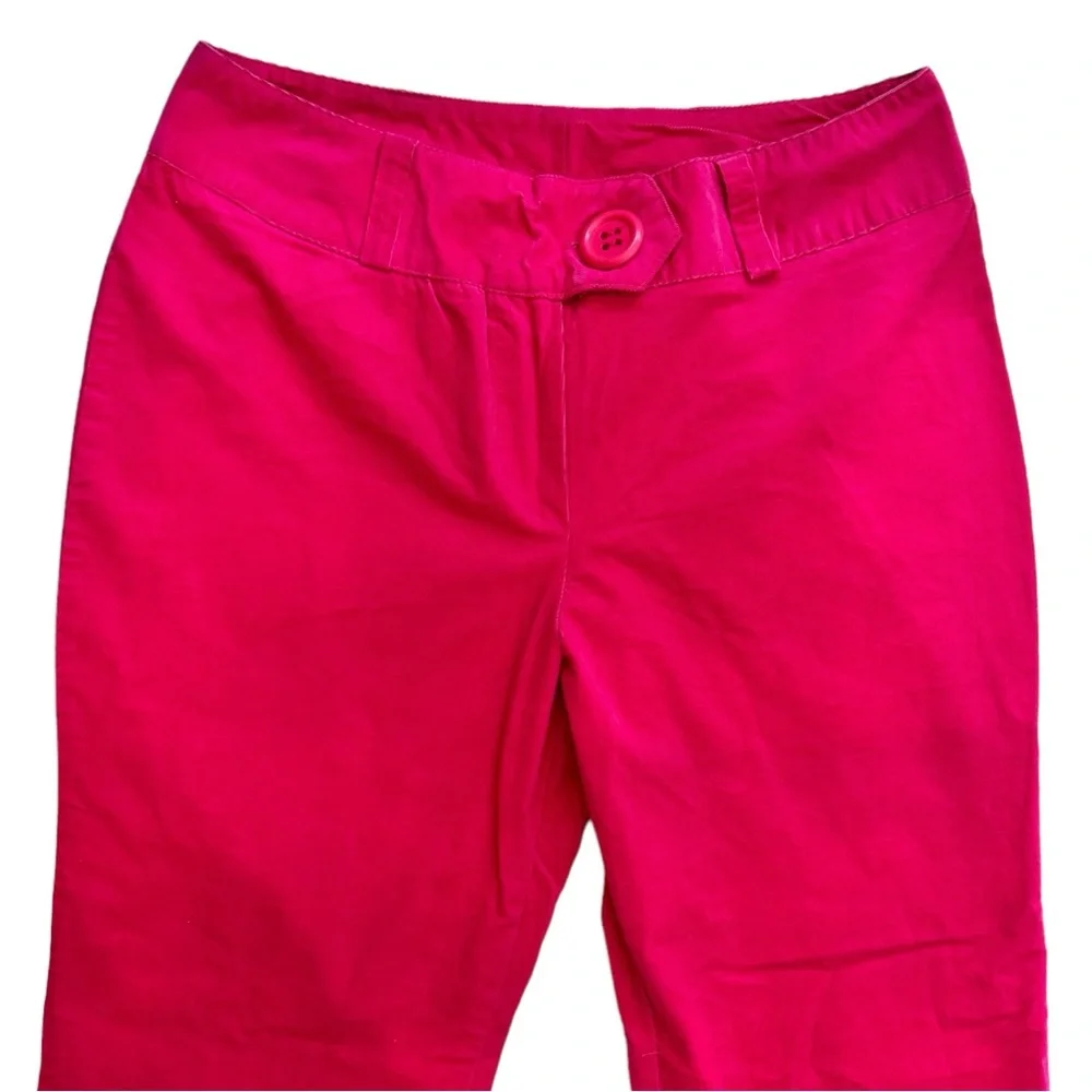 Pink Cord Flare Jeans Corduroy Vintage Medium